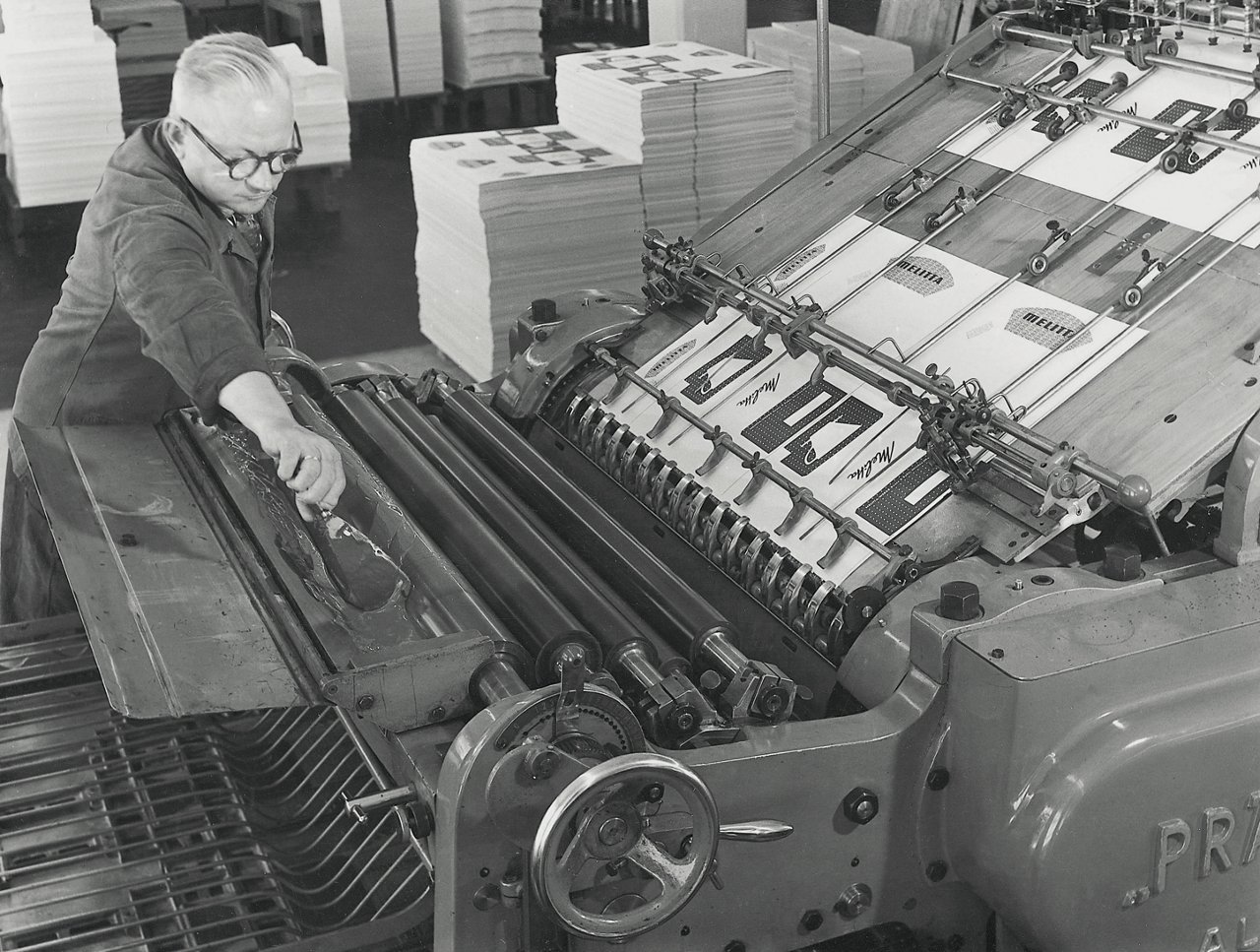 1959: Druckerei