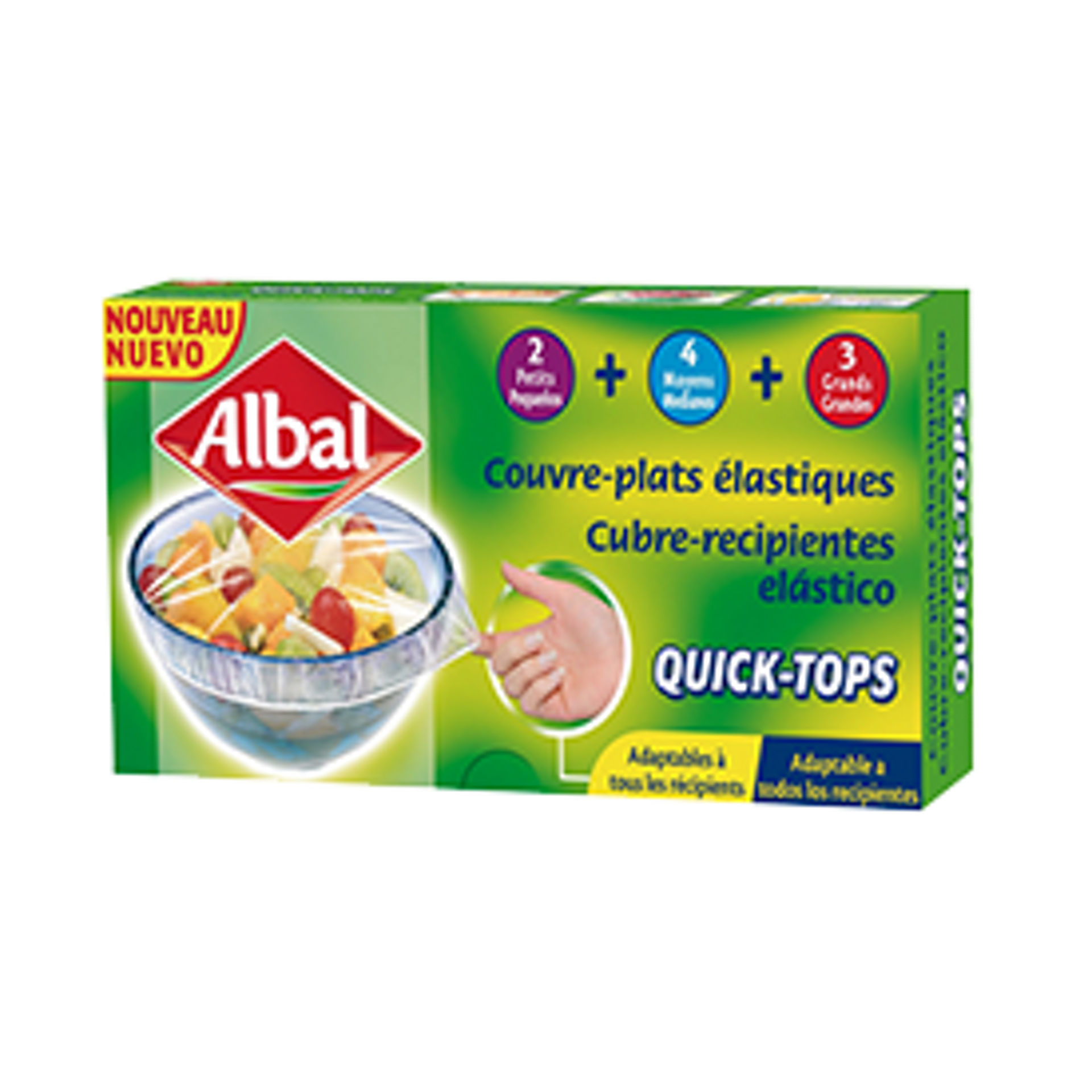 2006 Cubre-recipientes elásticos Quick-Tops®