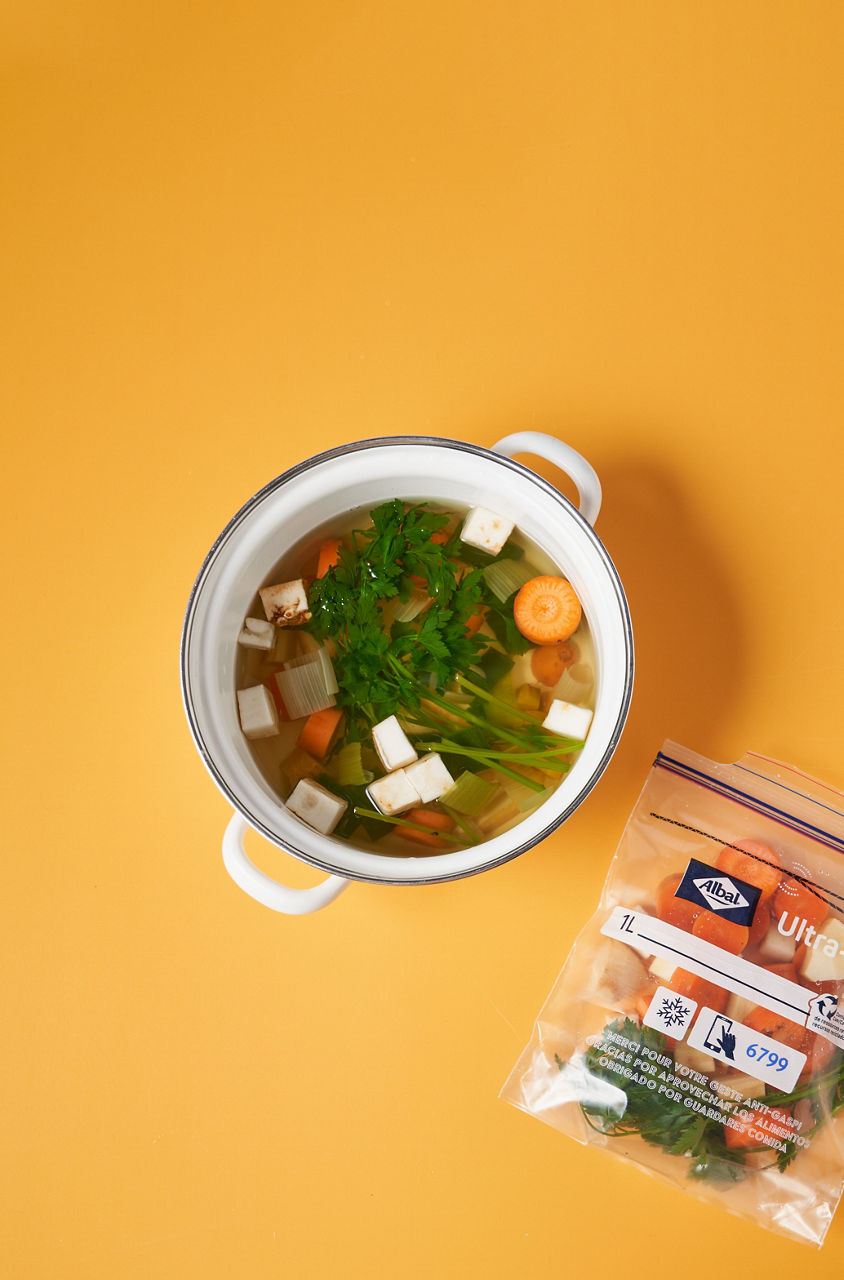 Bol avec des légumes