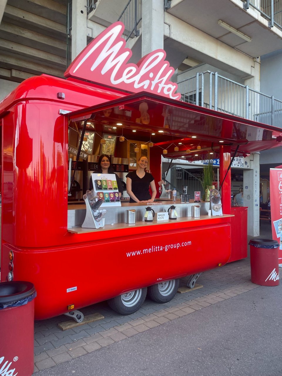 Das Melitta Kaffeemobil beim Armini Sommerfest