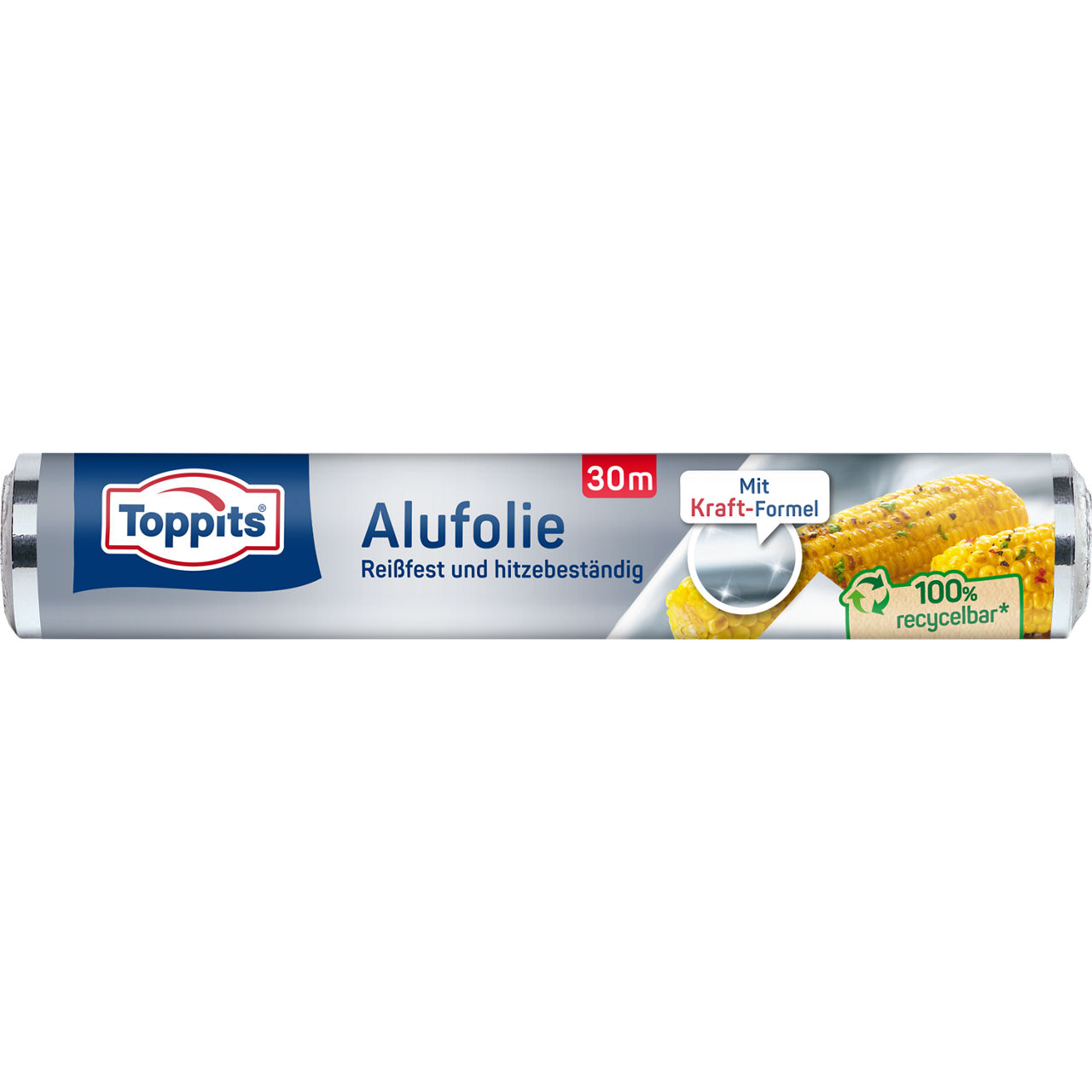 Toppits Alufolie Verpackungsvorderseite Rolle 30m