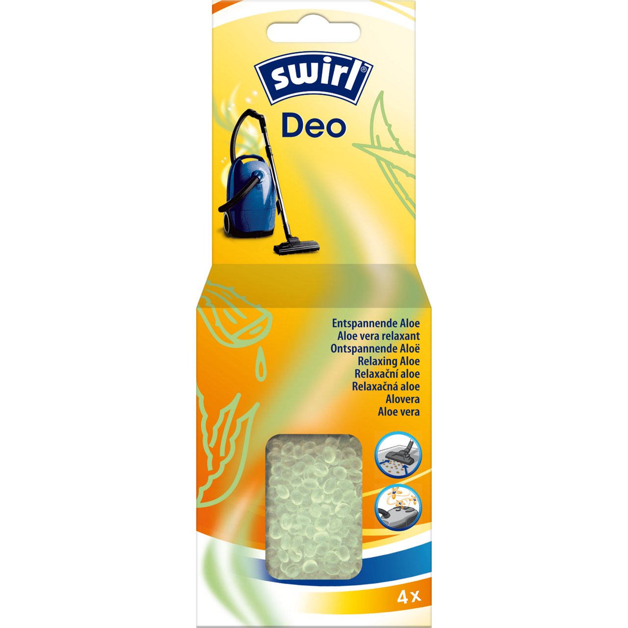 Swirl Deo-Perlen Entspannende Aloe Verpackung Vorderseite