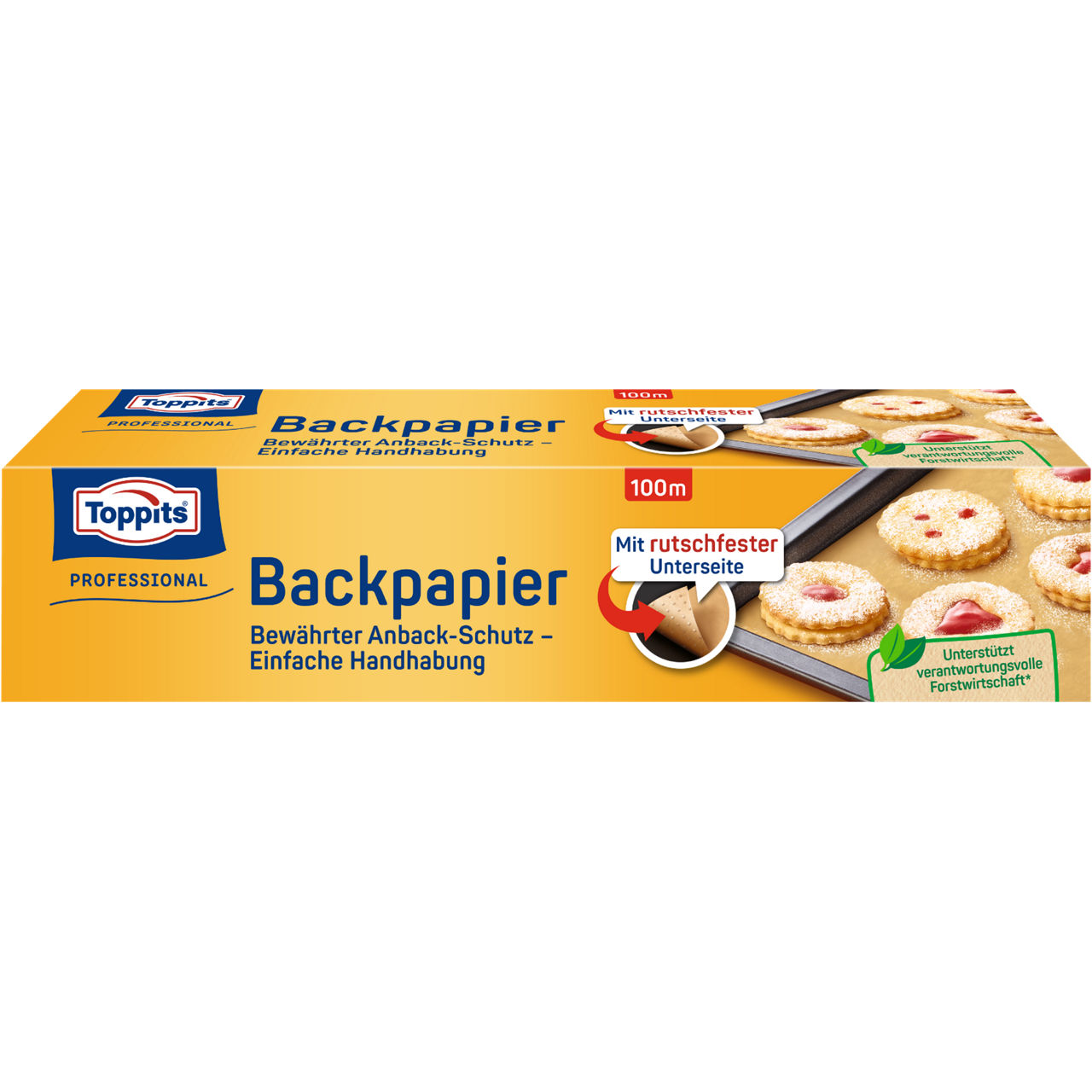 Toppits Backpapier 100m Verpackungsvorderseite