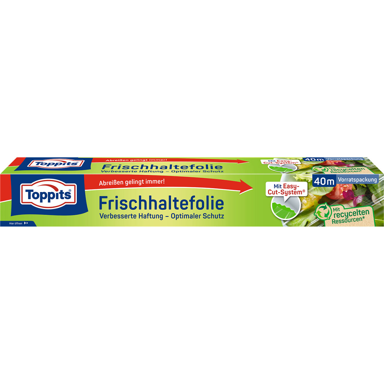 Toppits Frischhaltefolie 40m _DE_Verpackung Vorderseite