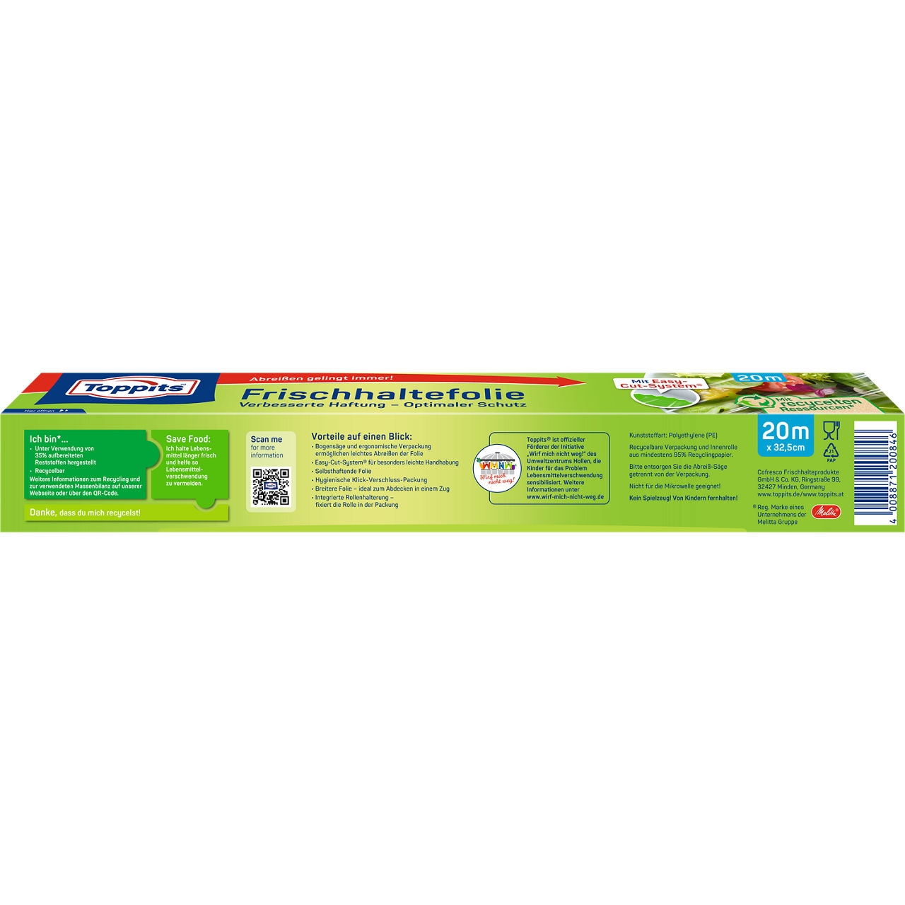 o 250457 6786584 4008871200846 6772877-6786508 TOP Clingfilm 20m D 025-050-429