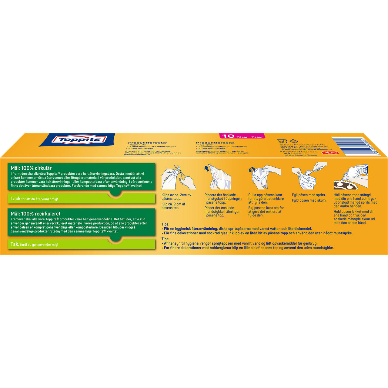 4008871200884 3889-1223 4008871200884 6777617 TOP Spritzbeutel 10 Beutel SE-DK 040-186