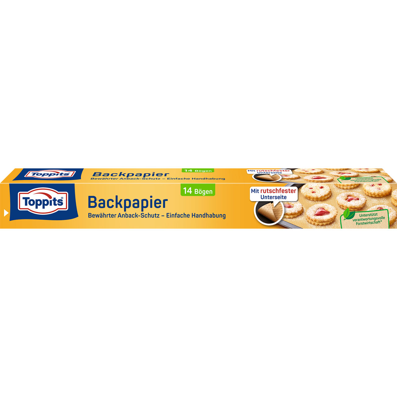 Toppits Backpapier 14 Bögen Verpackungsvorderseite 