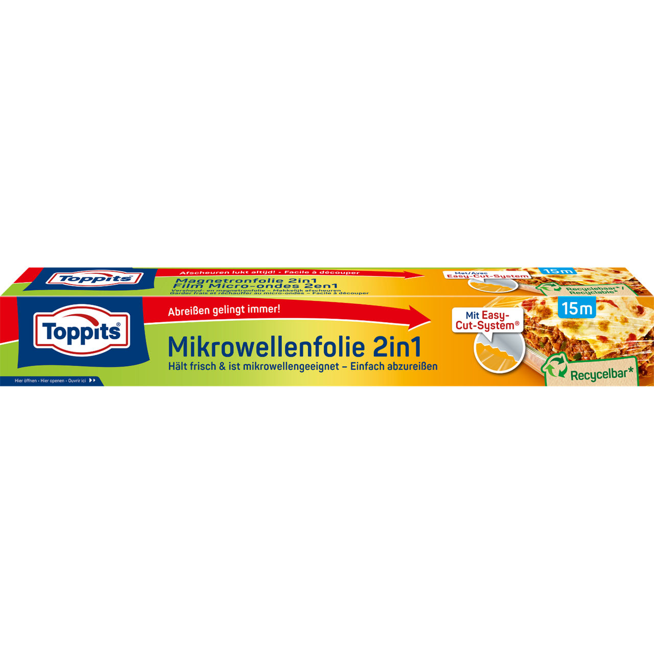 Toppits Microwellenfolie 2in1 15m Verpackung Vorderseite