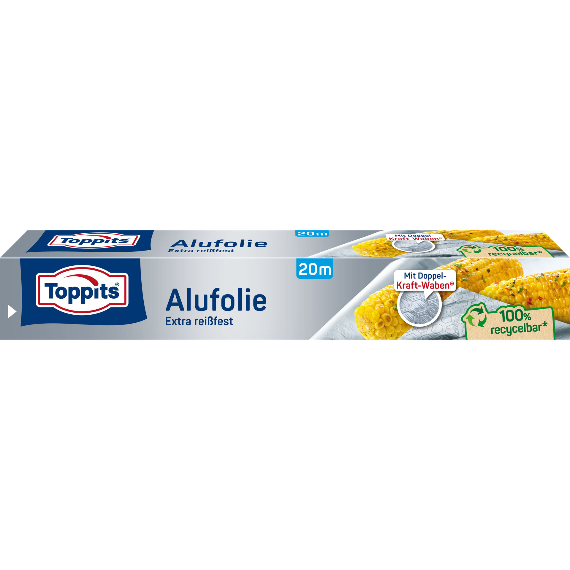 Toppits Alufolie Verpackungsvorderseite 20m