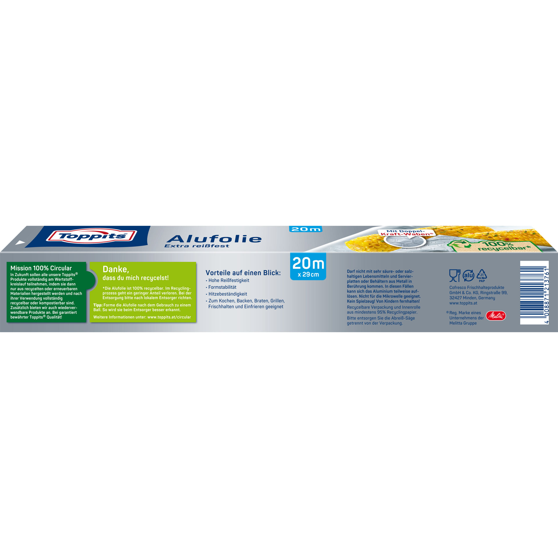 231521 6783522 4008871213761 6780756 TOP_Alufolie KW_20m_DE_AT 050-381 ohne