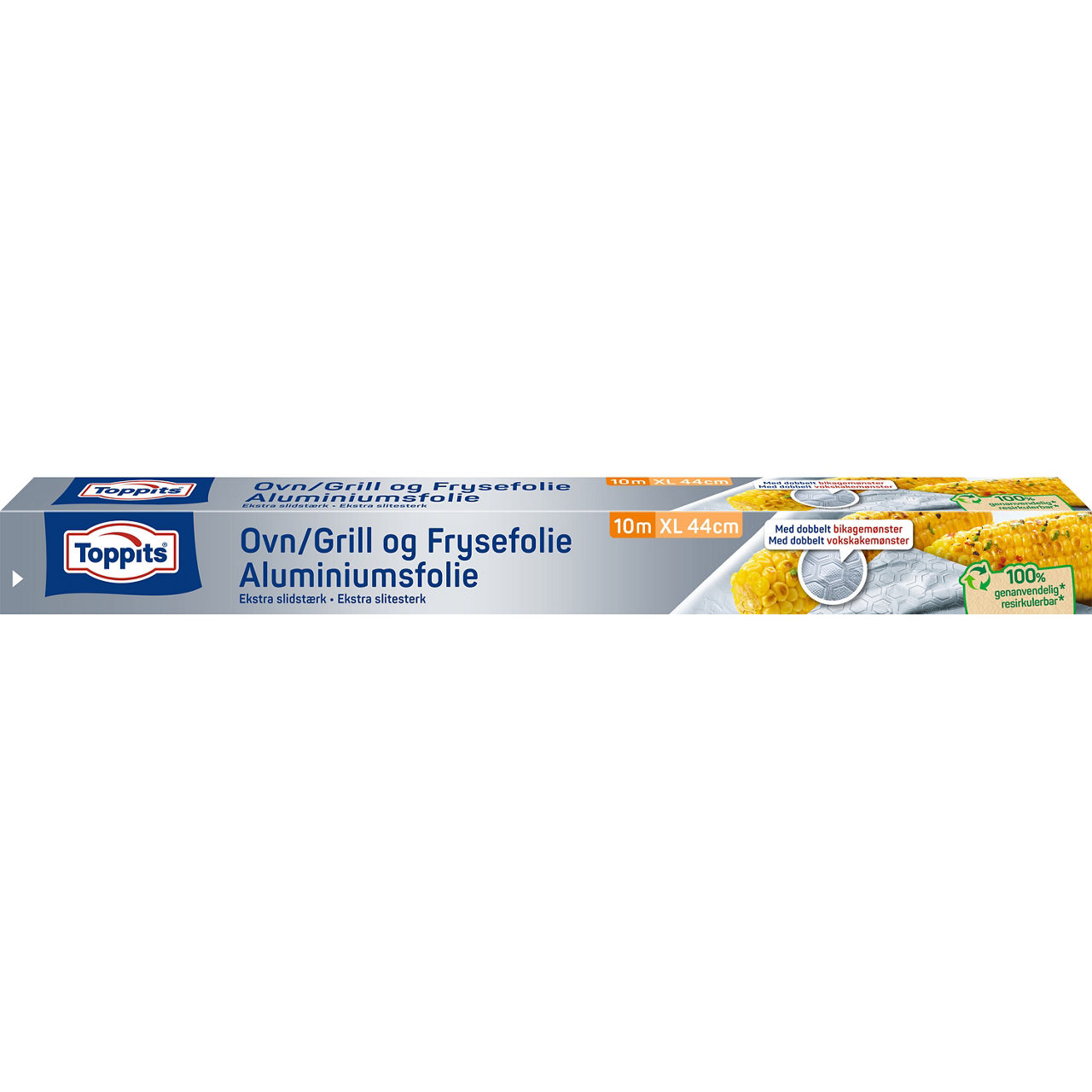 Forsiden af Toppits(R) Alu XL aluminiumsfolie emballage, produktbillede