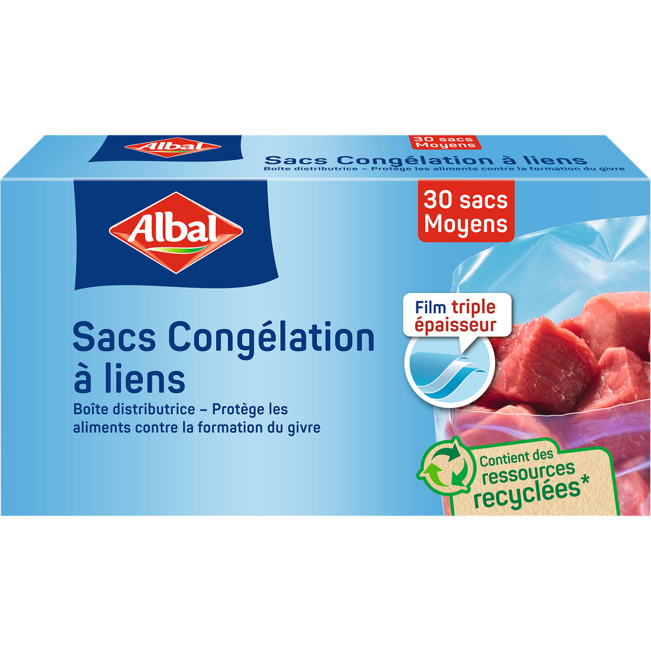 250458 6786447 4008871216885 6786445 ALB Gefrierbeutel 30 Sacs Moyens FR 050-360