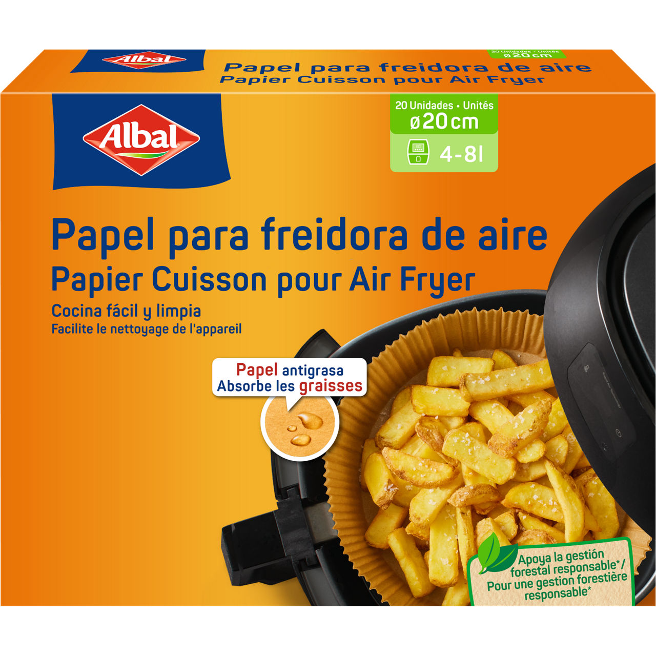 Papier Cuisson pour Air Fryer