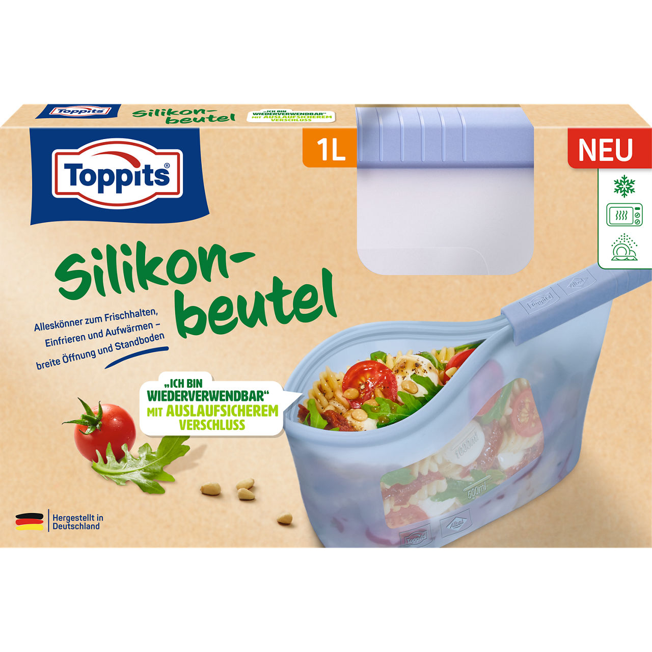 231397 6783616 4008871220523 6782965 Toppits Silikonbeutel 1L DE 025-040-460