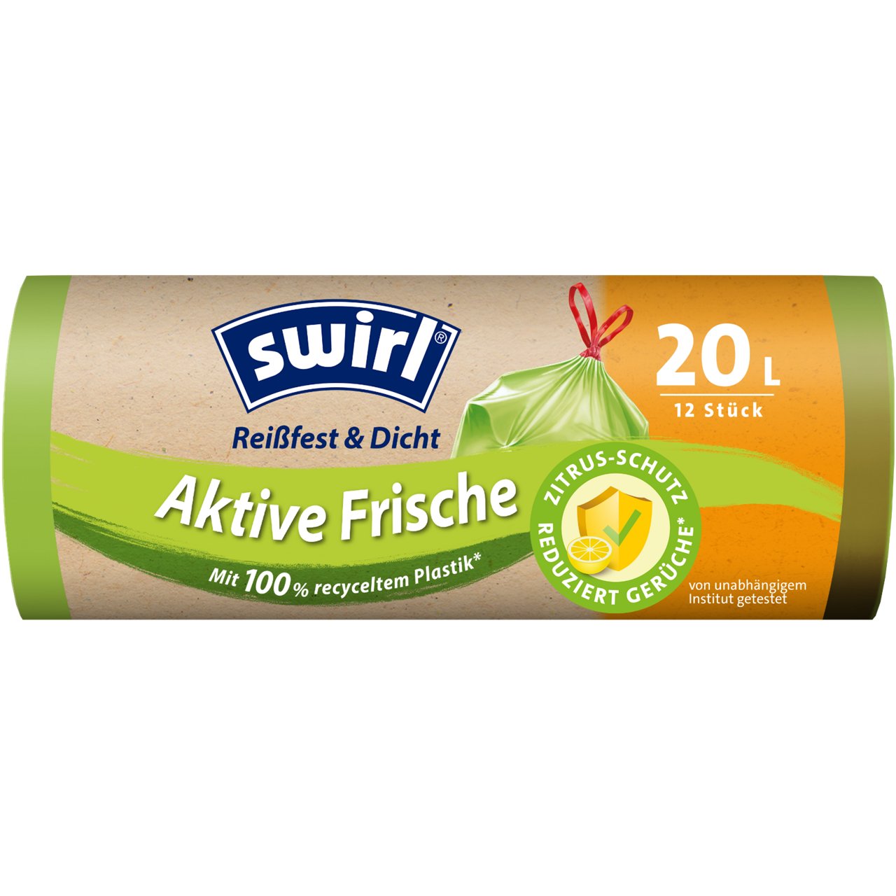 Swirl Müllbeutel Aktive Frische 20L Verpackung Vorderseite