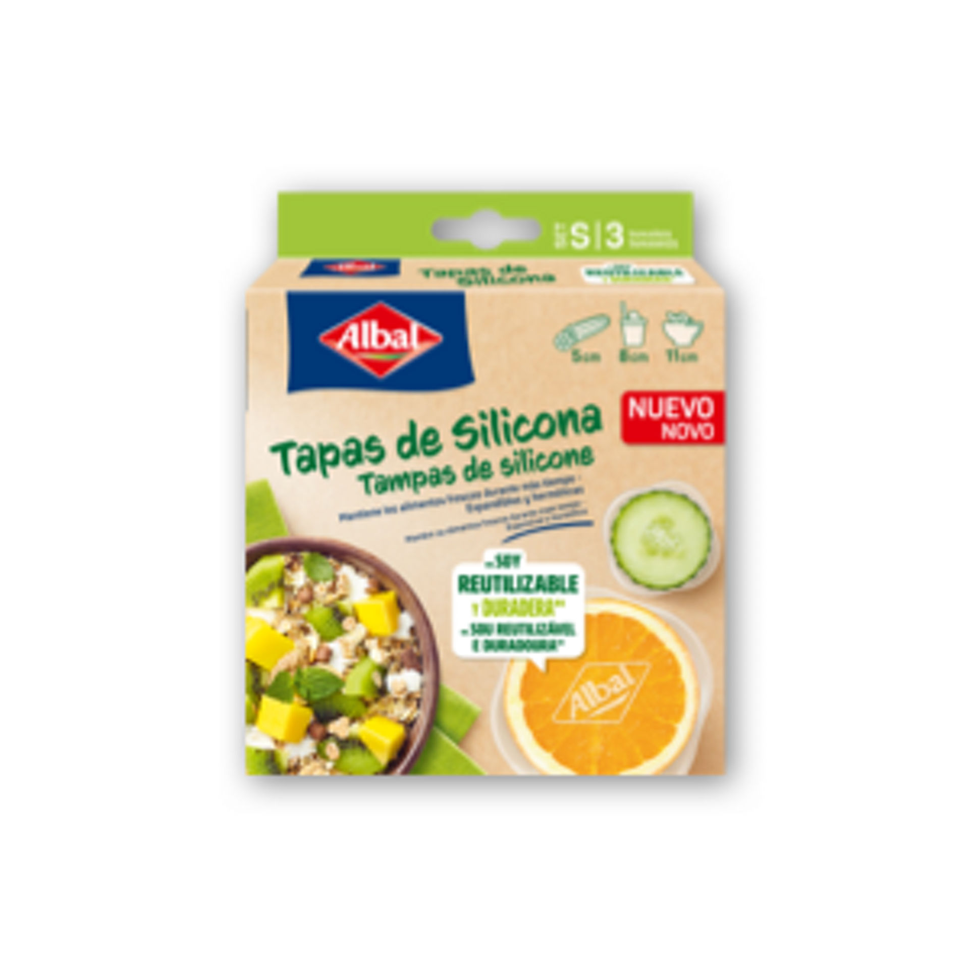 2022 Tapas de silicona Albal®