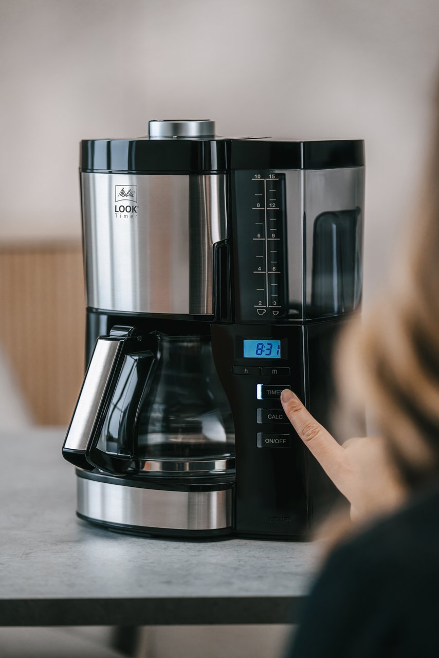 Melitta Look Timer, Mood picture, Rich Content, Look Glass Timer, Filter coffee, FCM, glass jug
