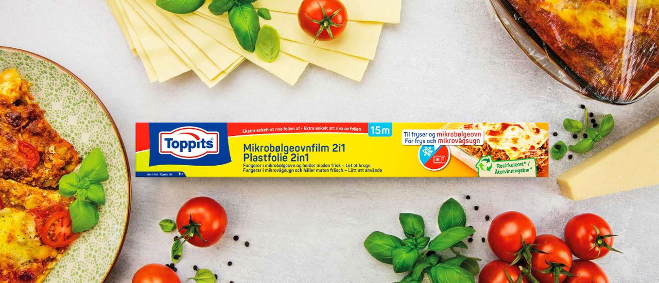 Upptäck Toppits Platsfolie 2in1 – den mångsidiga plastfolien som kombinerar enkel förvaring och fräschhet för din mat. Perfekt för både kyl och frys. Håller maten fräsch längre och är lätt att använda. Läs mer och hitta din favorit hos Toppits! 