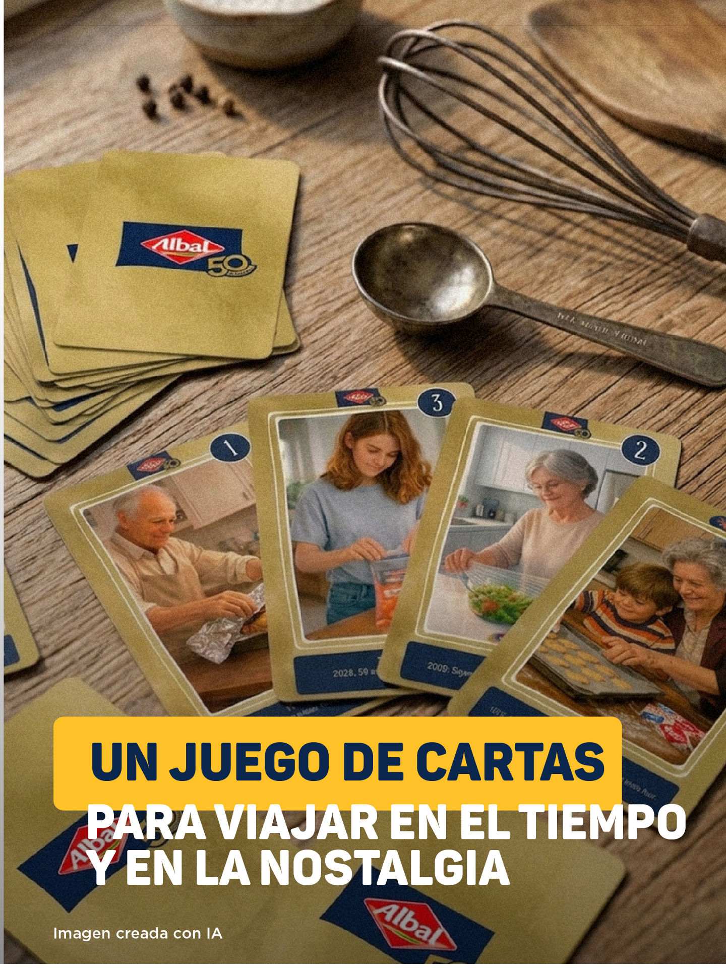 Juego de cartas para viajar en el tiempo