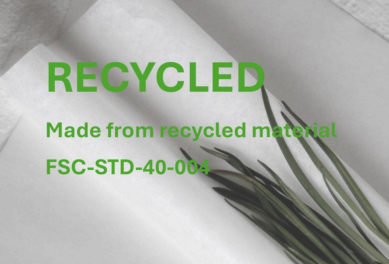 FSC-STD-40-004 - made from recycled material