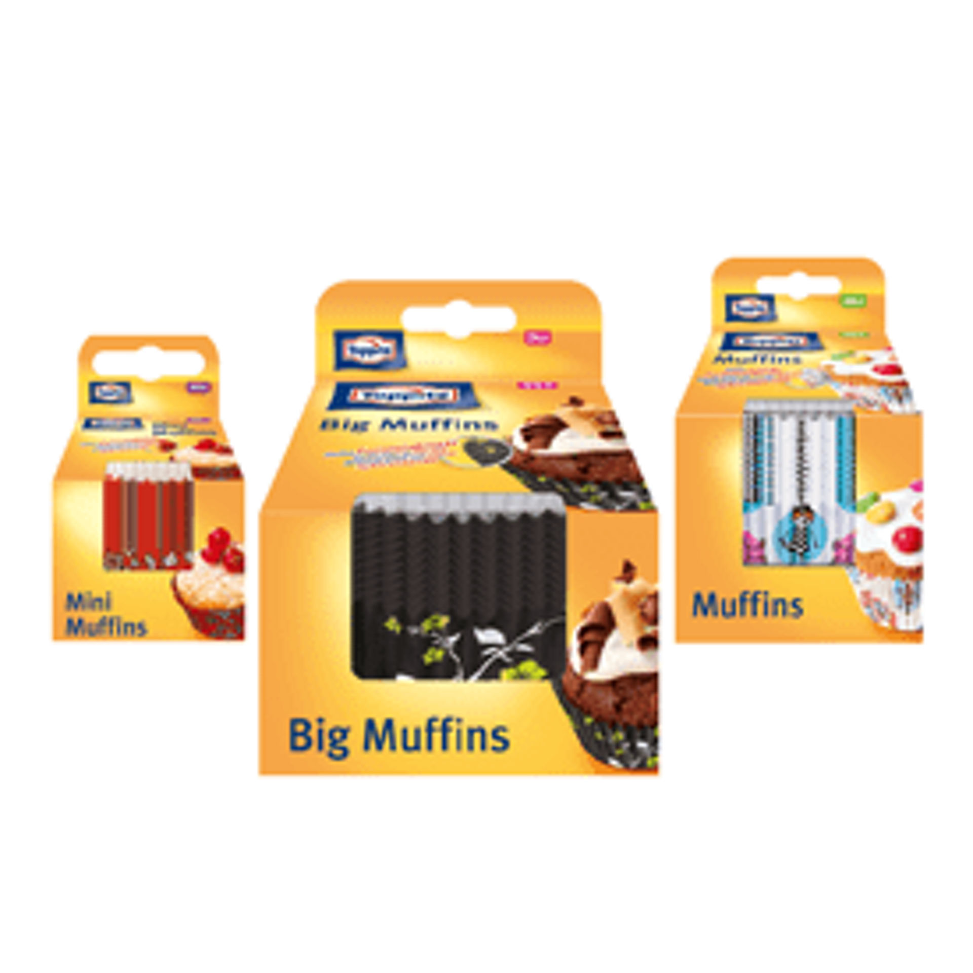 3 Toppits Muffins Verpackungen aus dem Jahr 2010