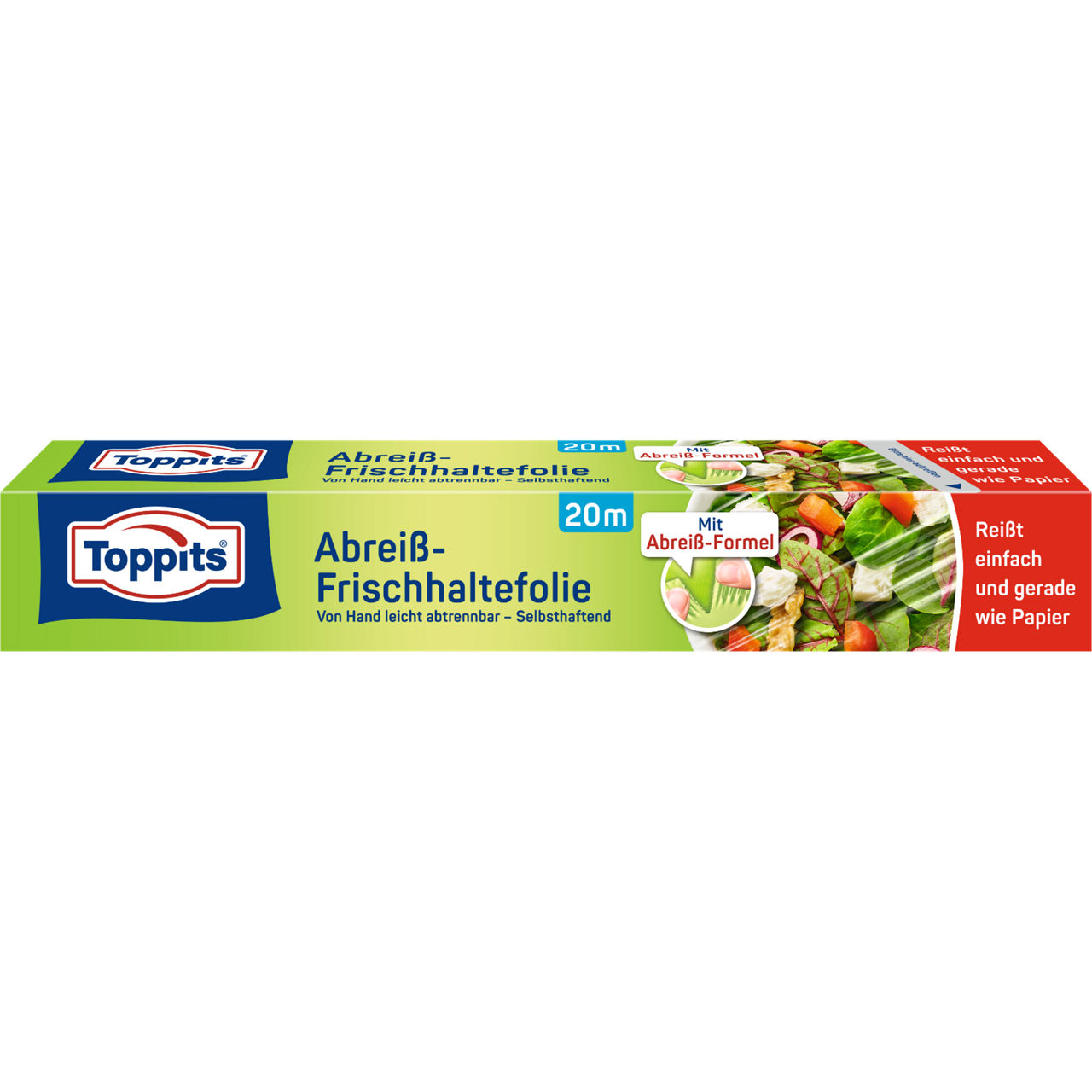 Toppits Abreiss-Frischhaltefolie Verpackungsvorderseite 20m