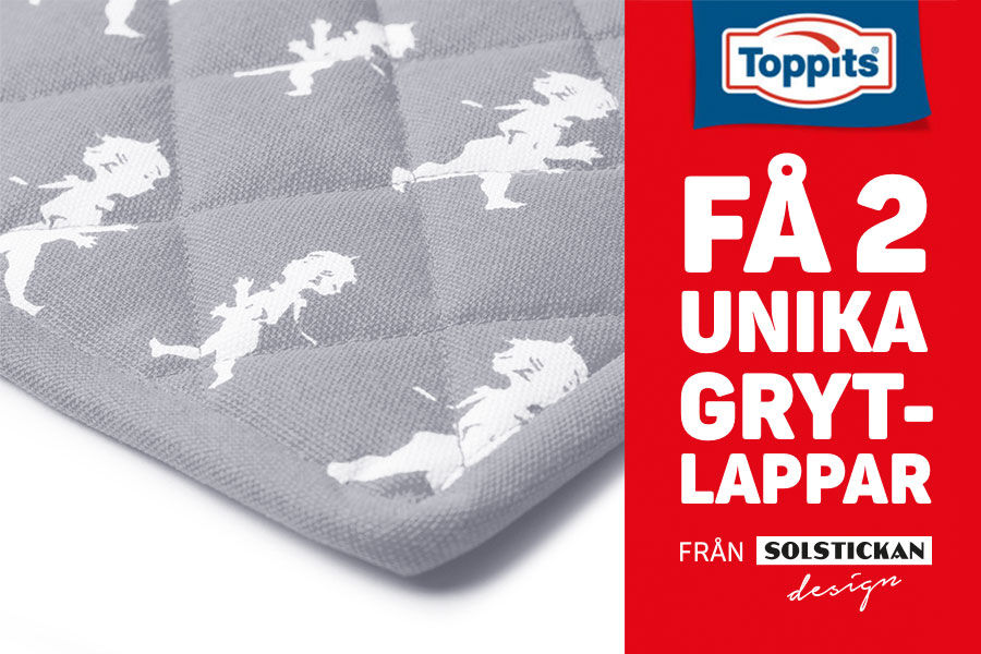 Få unika grytlappar