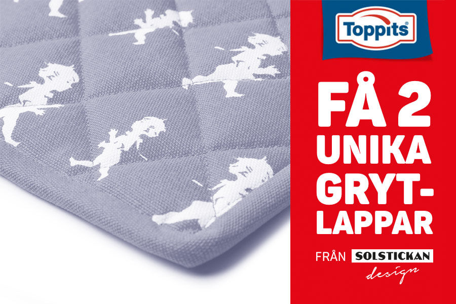 Få unika grytlappar från Solstickan