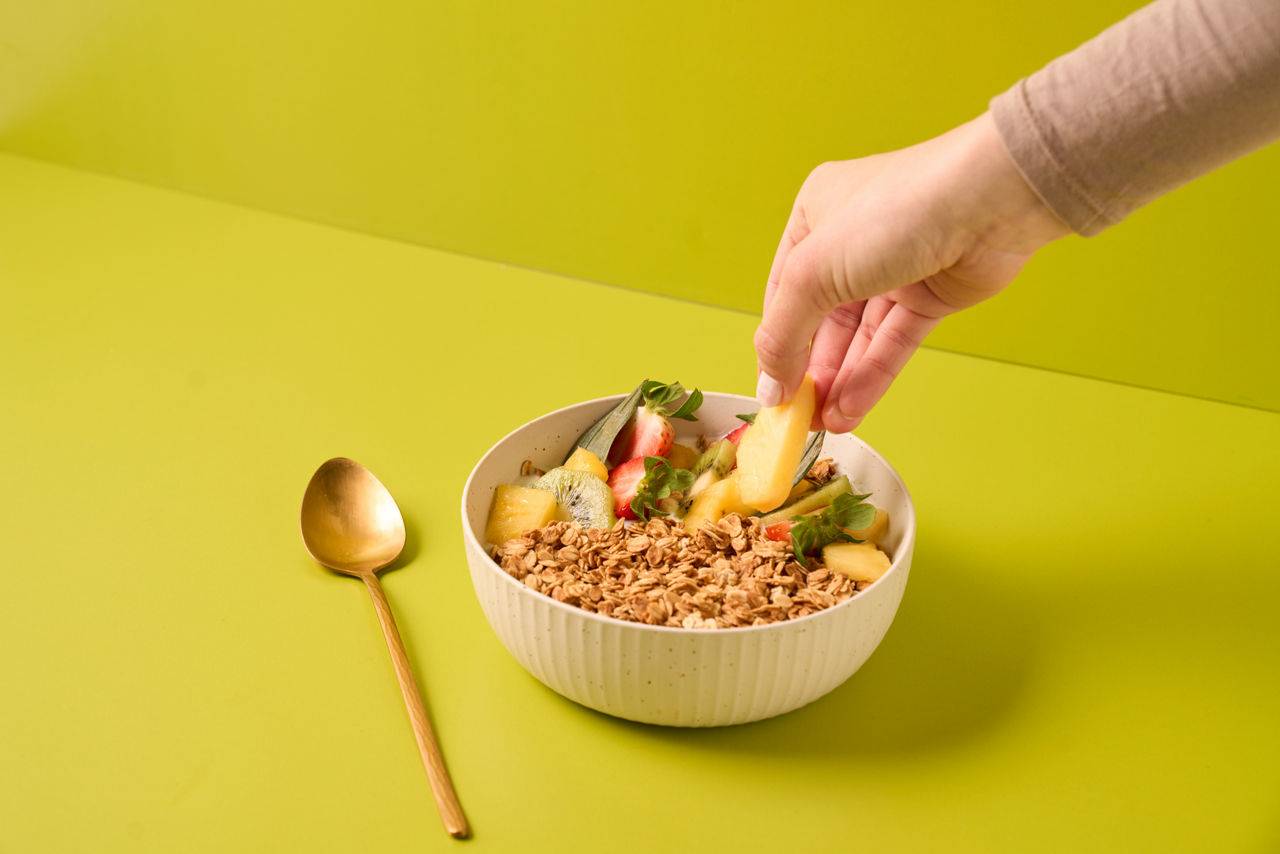 Bol avec des légumes