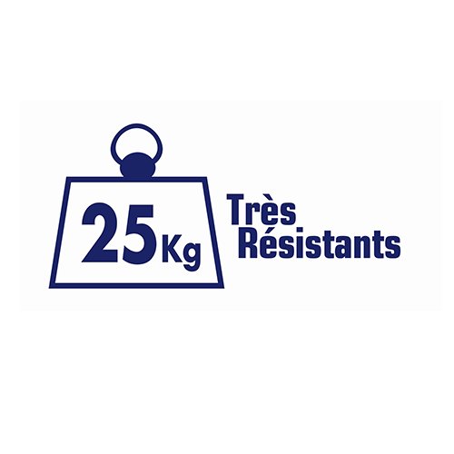 Pictogramme illustrant une charge maximale de 25 kg