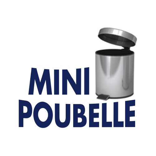 Pictogramme illustrant une mini poubelle pour sac poubelle Handybag