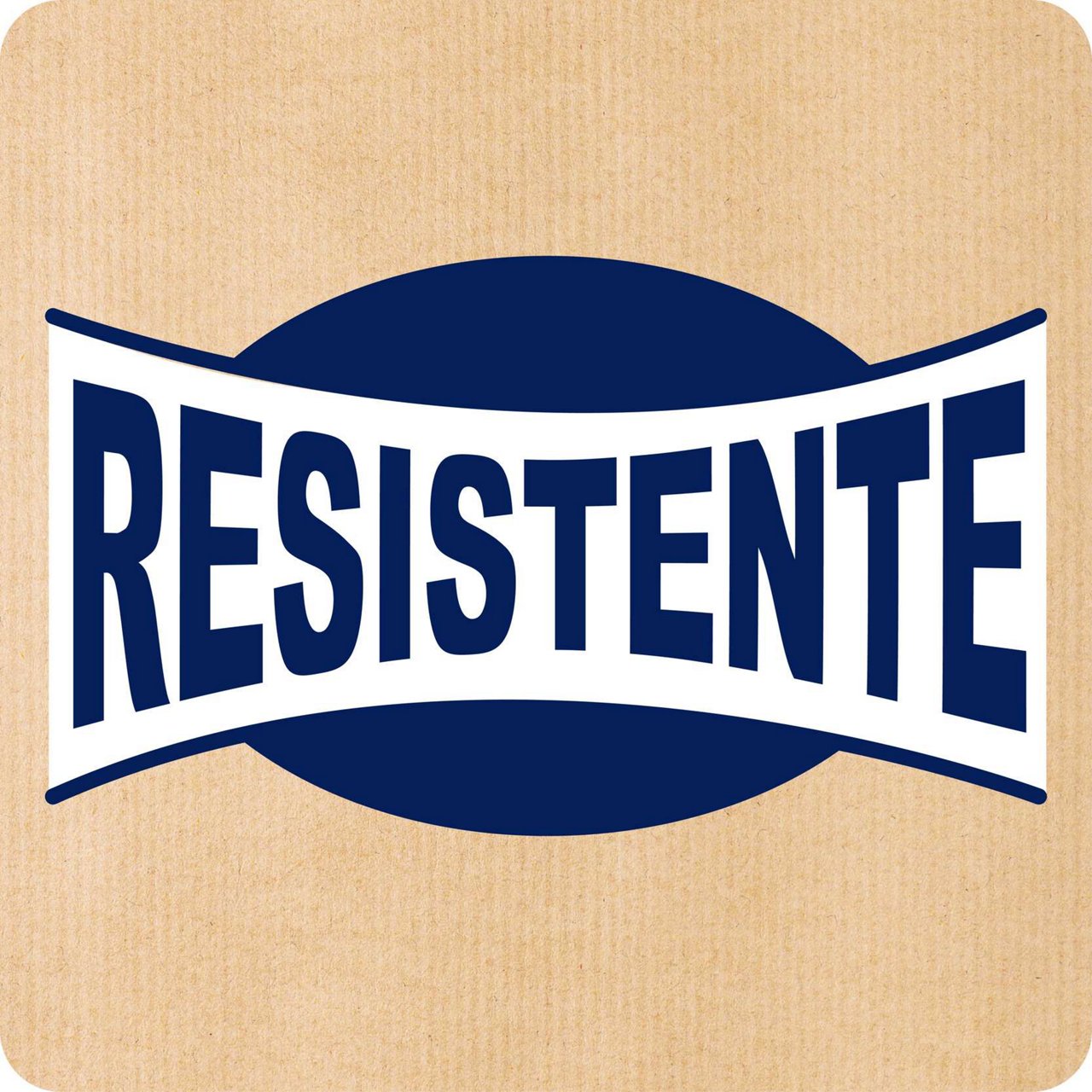 Pictograma que ilustra la resistencia de la bolsa de basura Handybag sobre fondo cartón