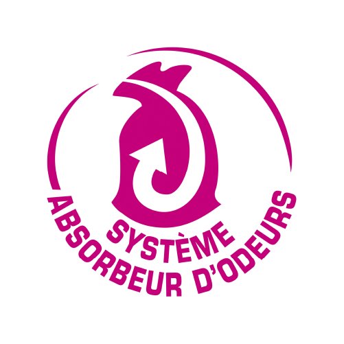 Pictogramme illustrant un système absorbeur d’odeurs Handybag