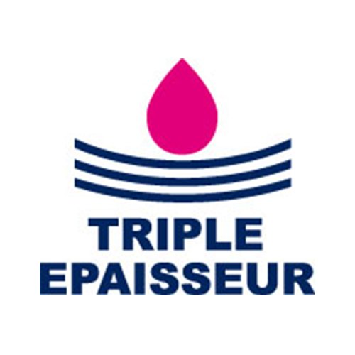 Pictogramme illustrant la triple épaisseur des sacs