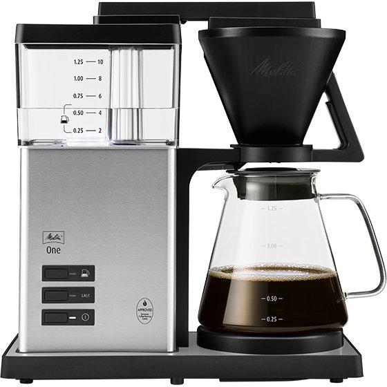 Melitta ONE®  FIlter coffee machine stainless steel