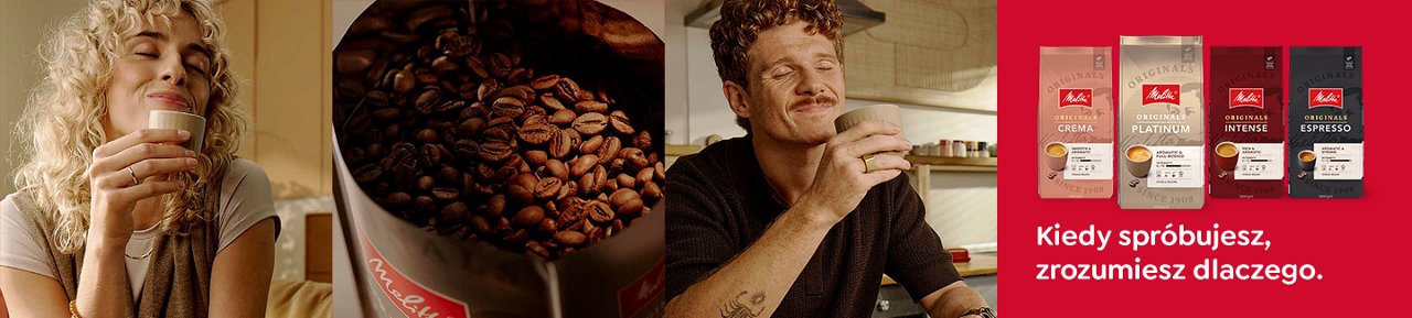 Woman and man enjoying their Melitta Originals coffee