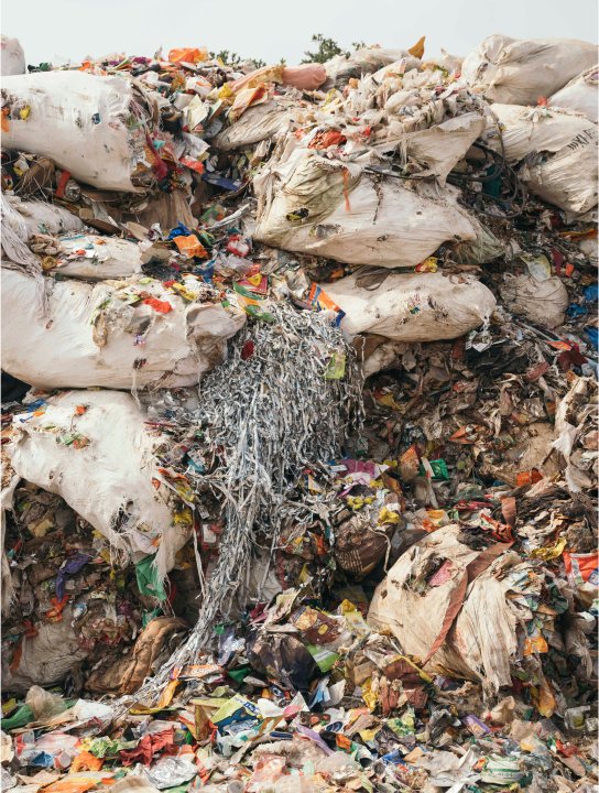 Berge von Plastikmüll