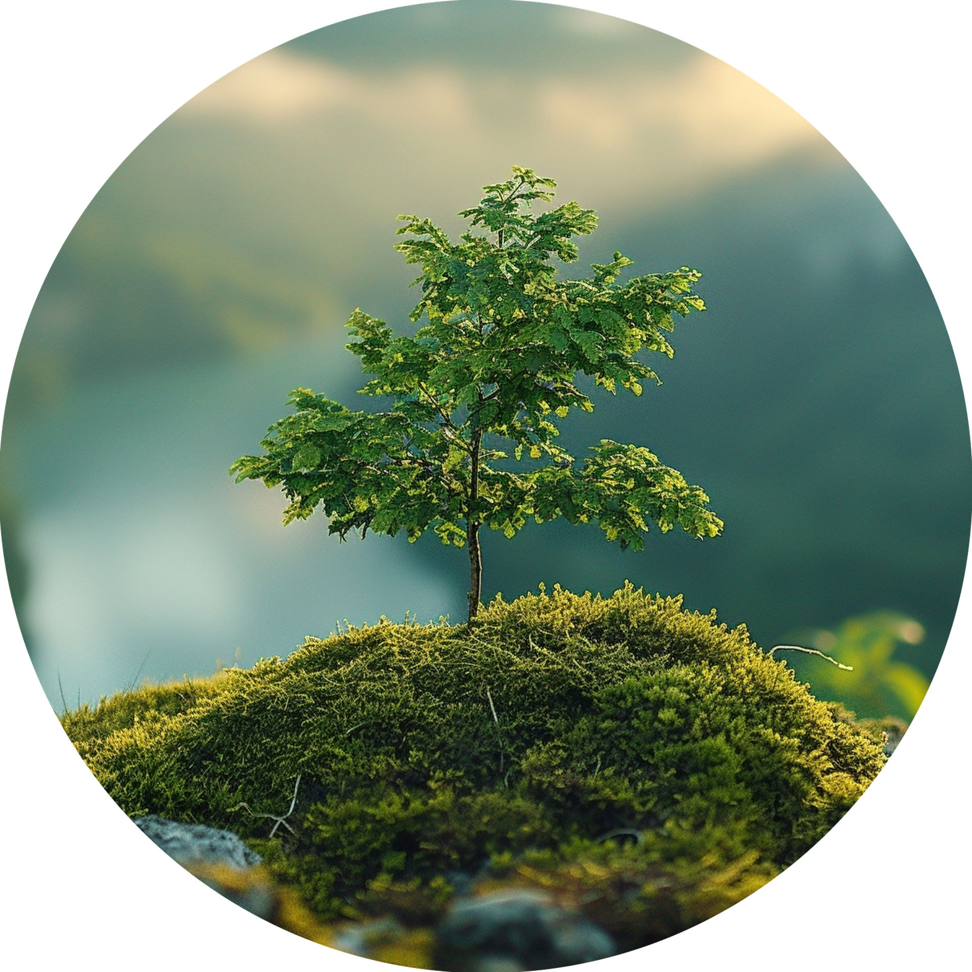 Miniaturbaum in der Natur