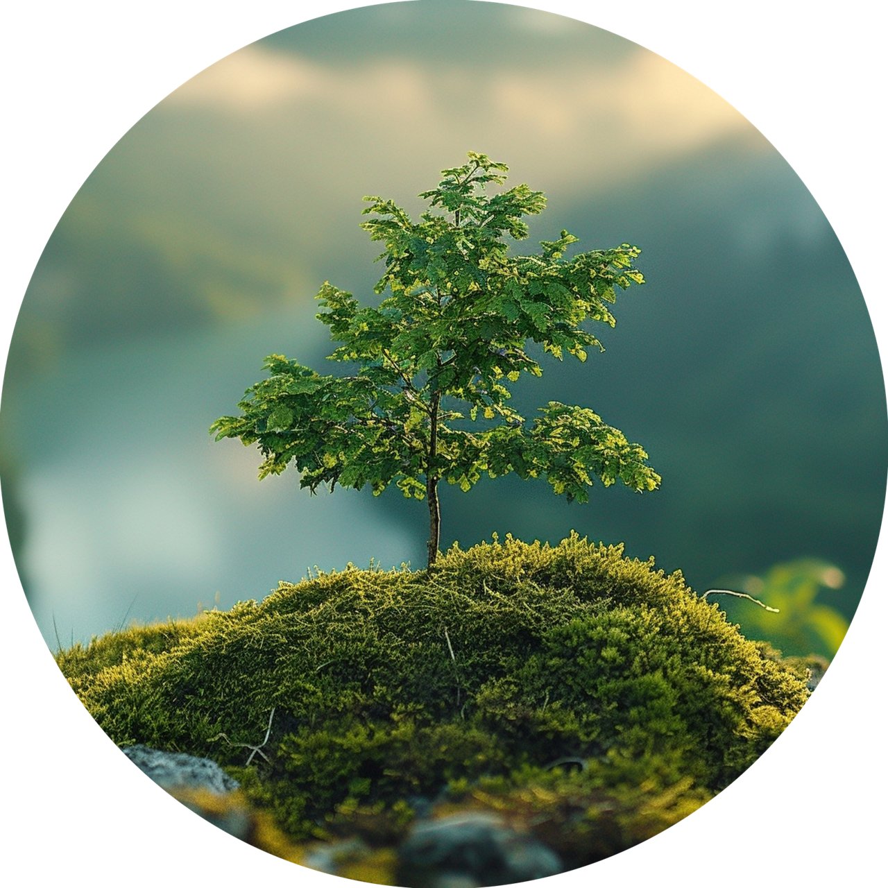 Miniaturbaum in der Natur
