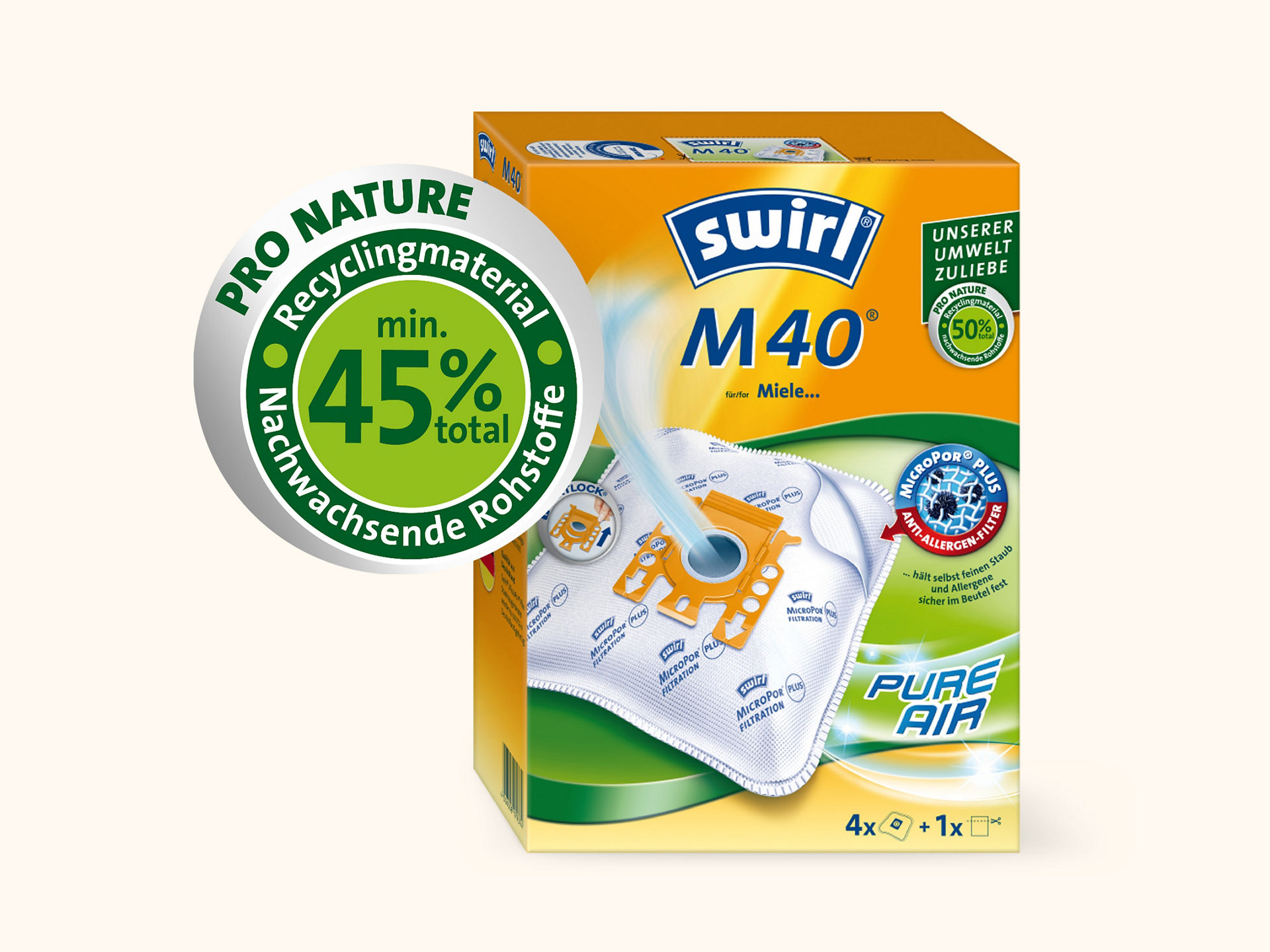 Swirl MicroPor Plus Green Staubsaugerbeutel von 2020