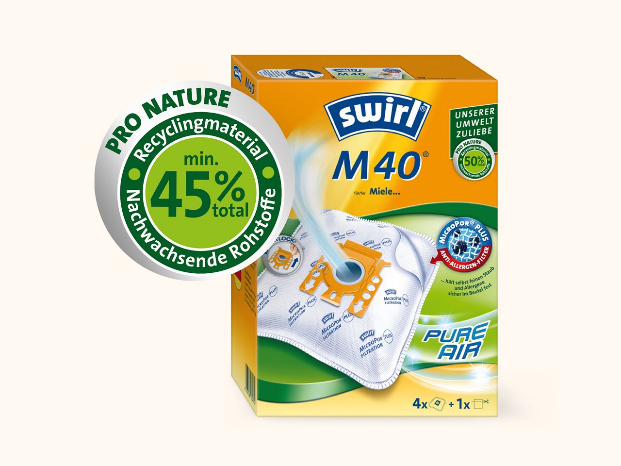 Swirl MicroPor Plus Green Staubsaugerbeutel von 2020