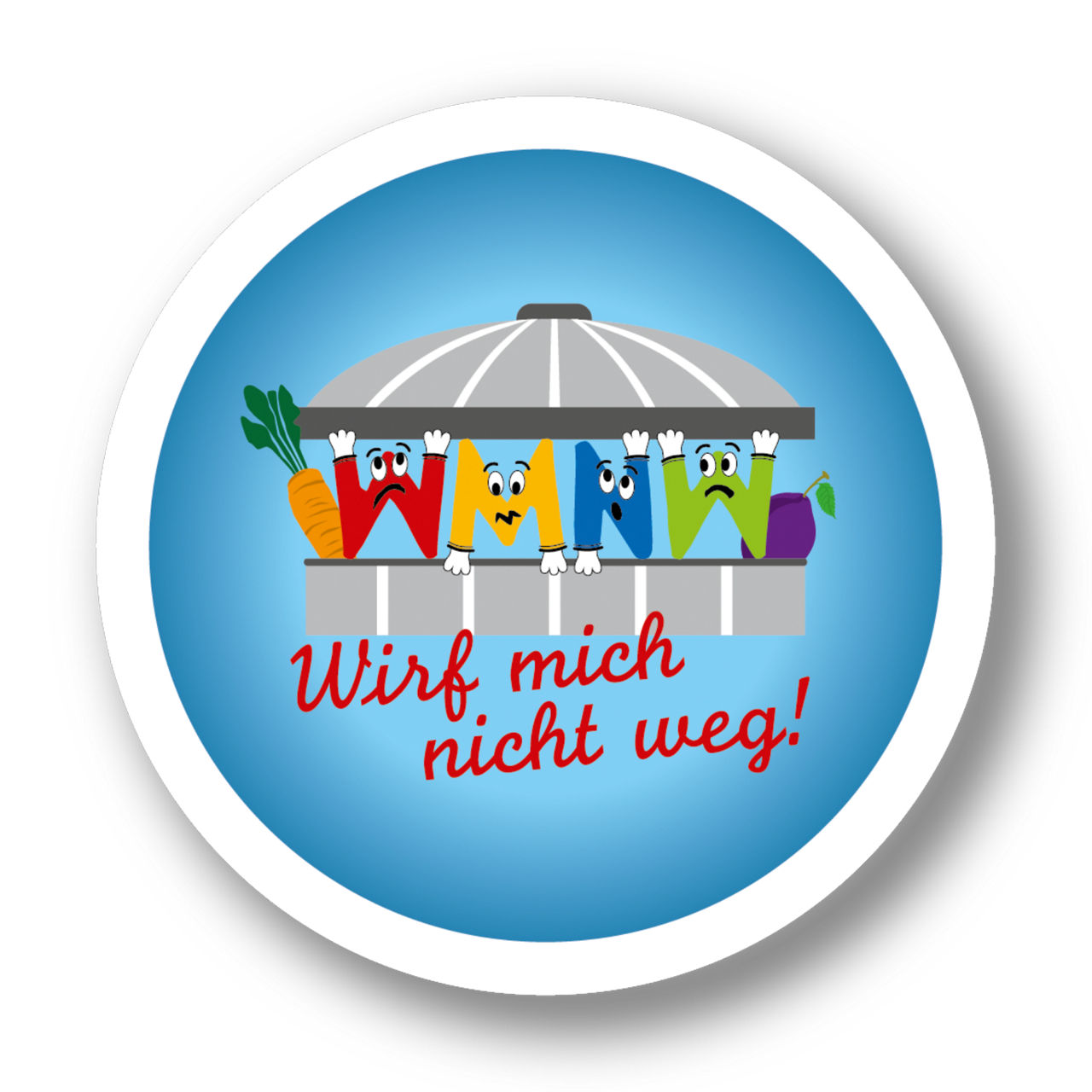 Symbol der Initiative "Wirf mich nicht Weg"