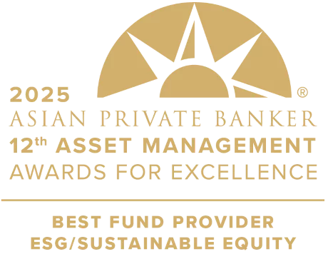 2025 Asian Private Banker Best Fund Provider ESG Sustainable Equity
