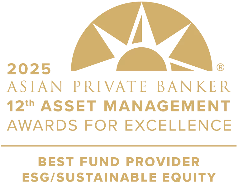 2025 Asian Private Banker Best Fund Provider ESG Sustainable Equity