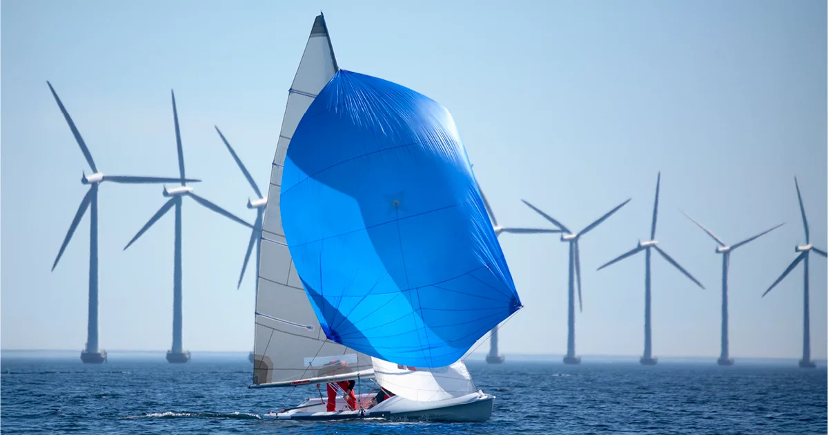 From water to wind: dynamics of the environmental transition