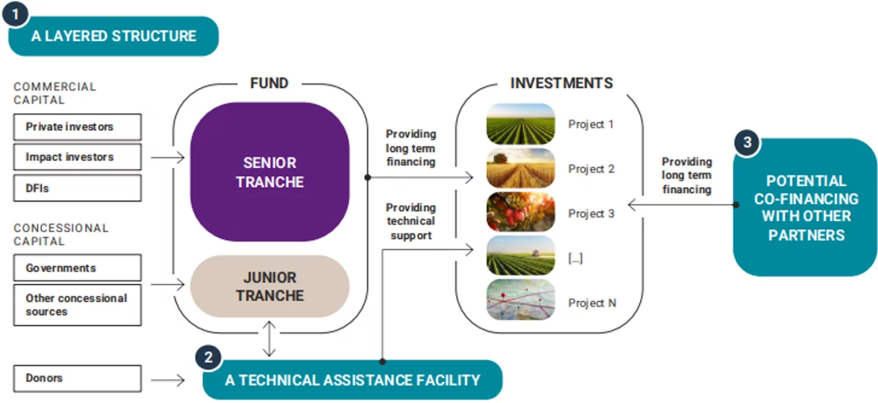 How can blended finance be structured to align the incentives of different stakeholders effectively?
