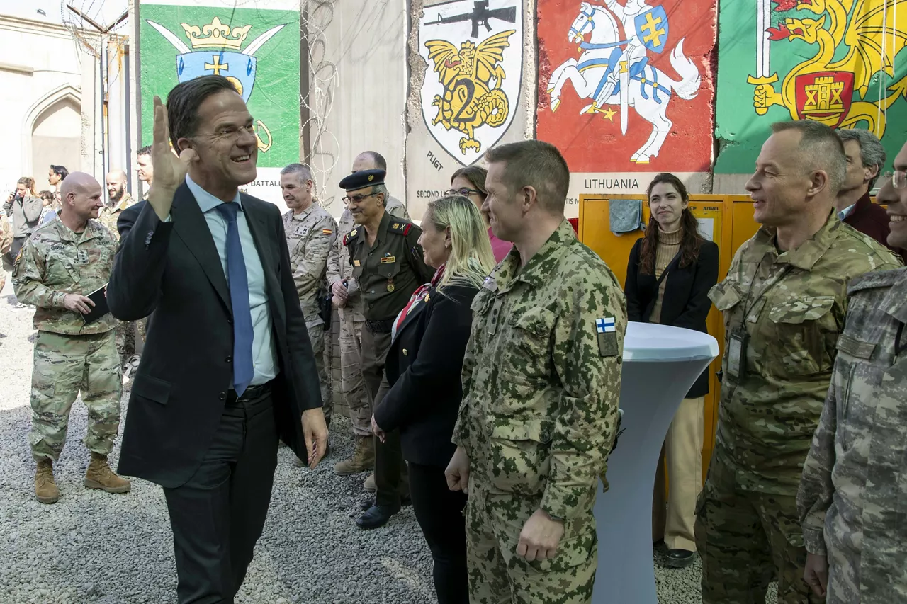 NATO Secretary General Mark Rutte during his visit to Iraq