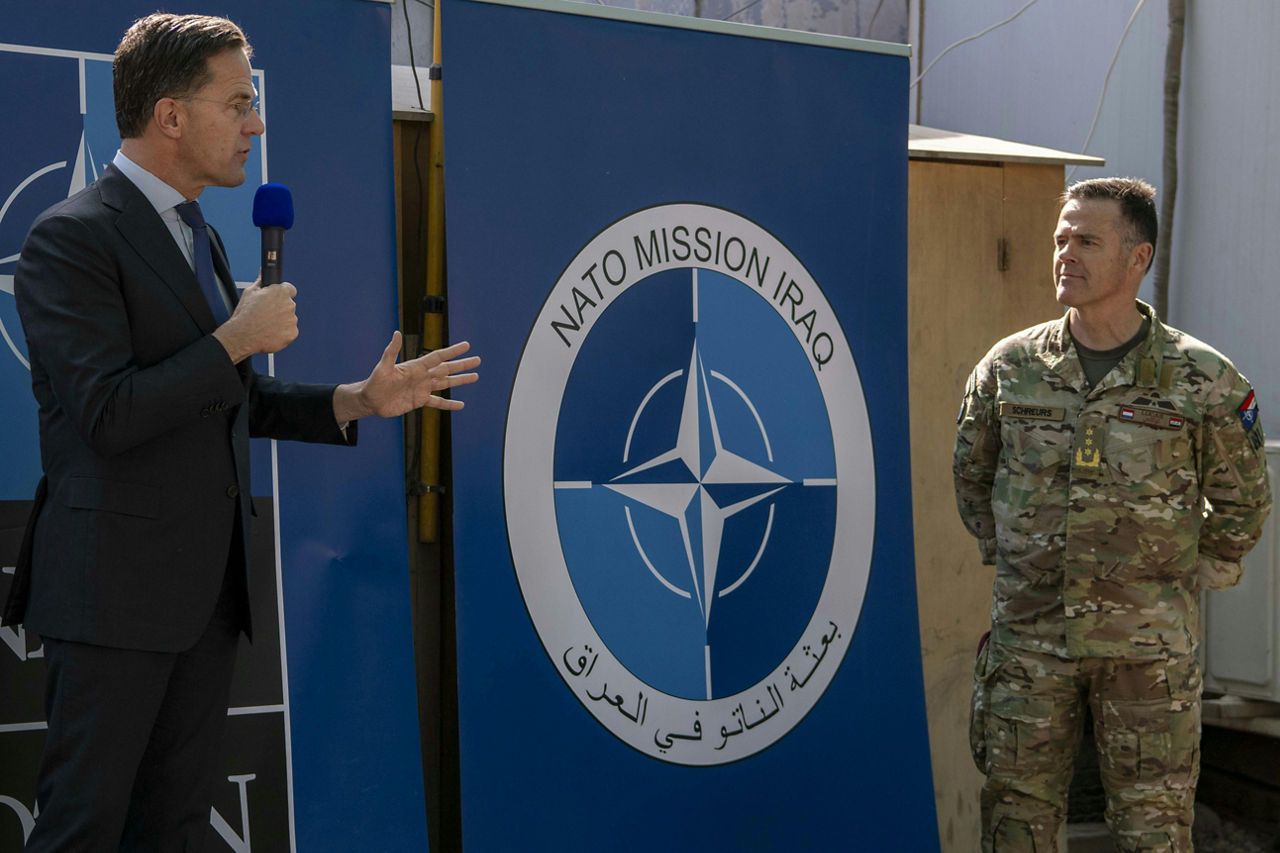 NATO Secretary General Mark Rutte during his visit to Iraq