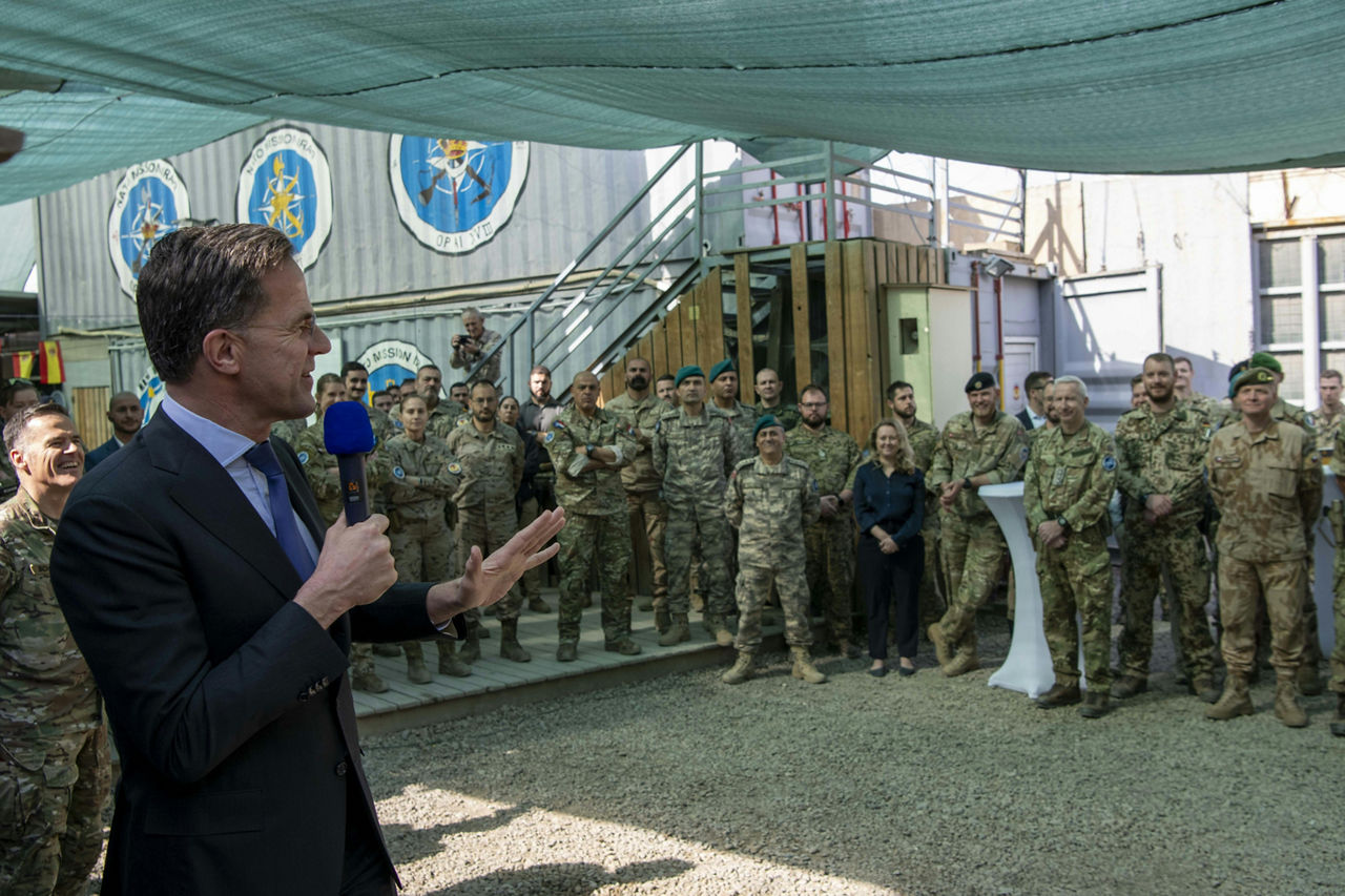 NATO Secretary General Mark Rutte during his visit to Iraq