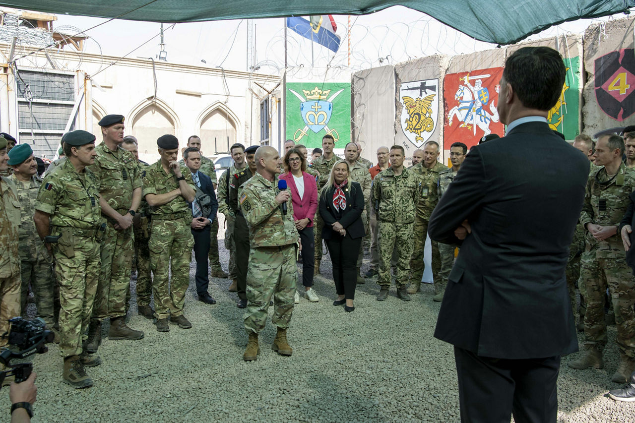 NATO Secretary General Mark Rutte during his visit to Iraq